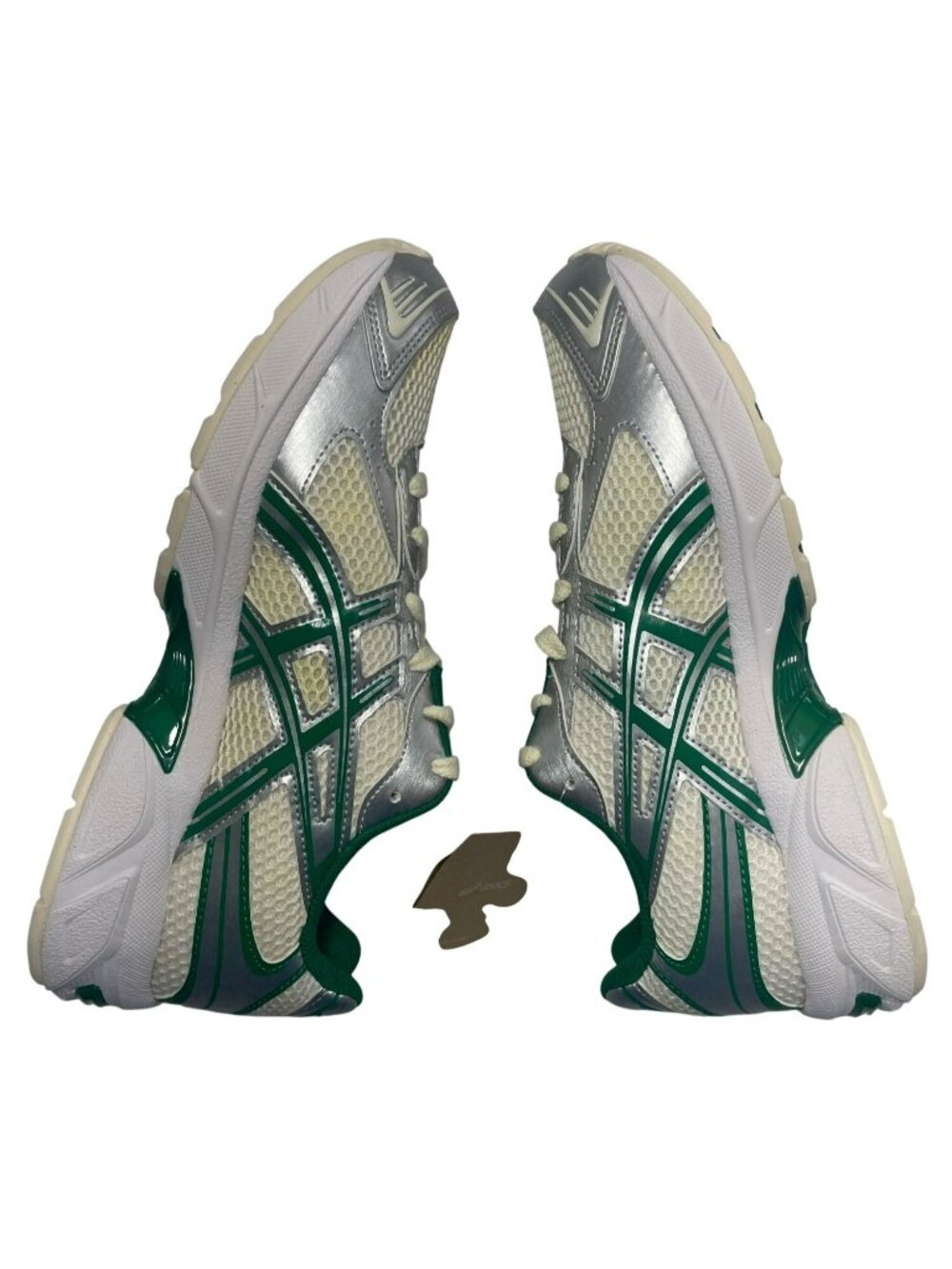 Asics Gel-1130 Running Shoes Cream/Kale Unisex US Men's Sz 8 Women's Sz 9.5 NWB - Picture 4 of 11